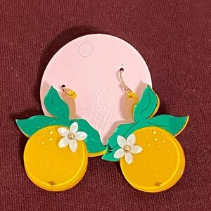 Orange Grove Dangle Earrings